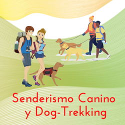 Senderismo con perros de familia.